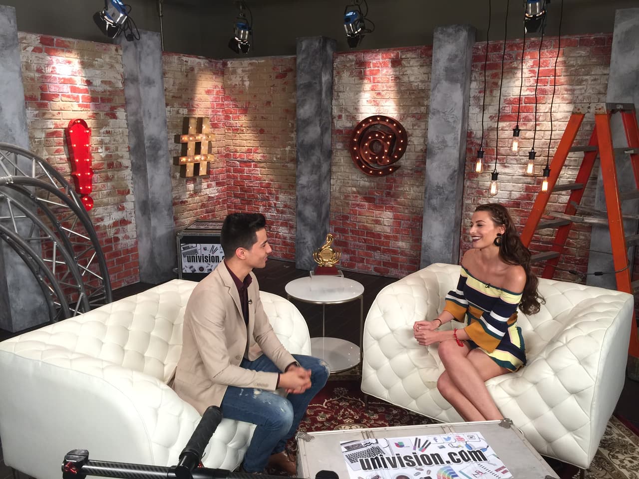 Y ya para la entrevista se relajó y le contó todos los secretos a Nastasssja.