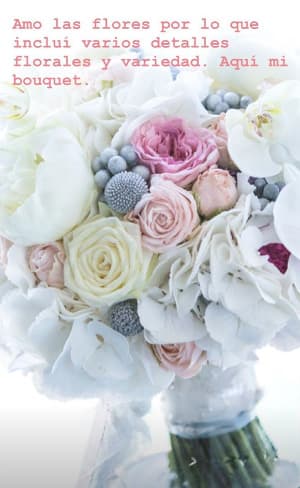 El bello ramo.