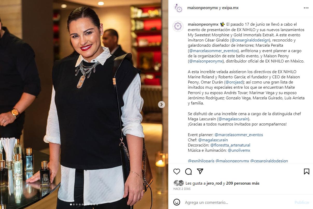 Así luce Maite Perroni a un mes de dar a luz a Lía.