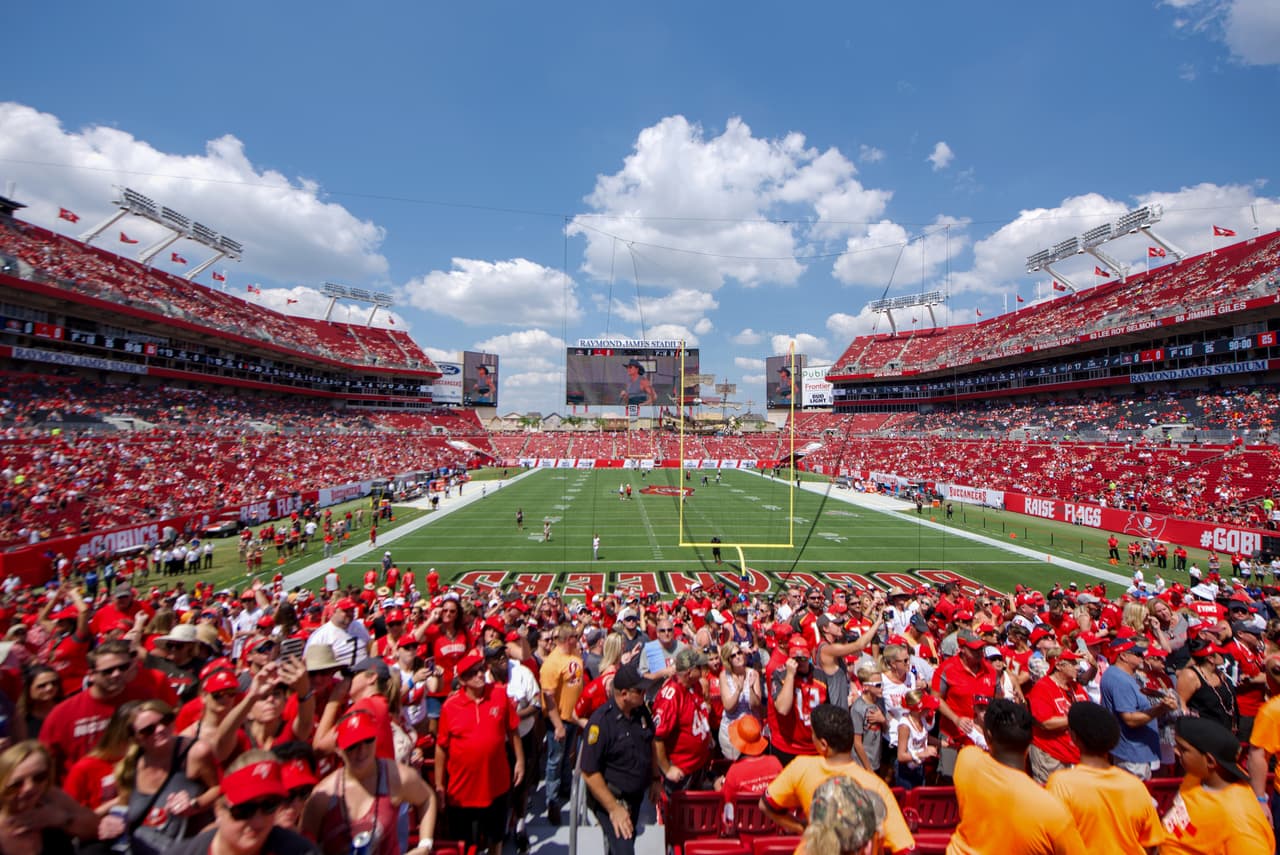 Se vivió un gran ambiente en el Raymond James Stadium.