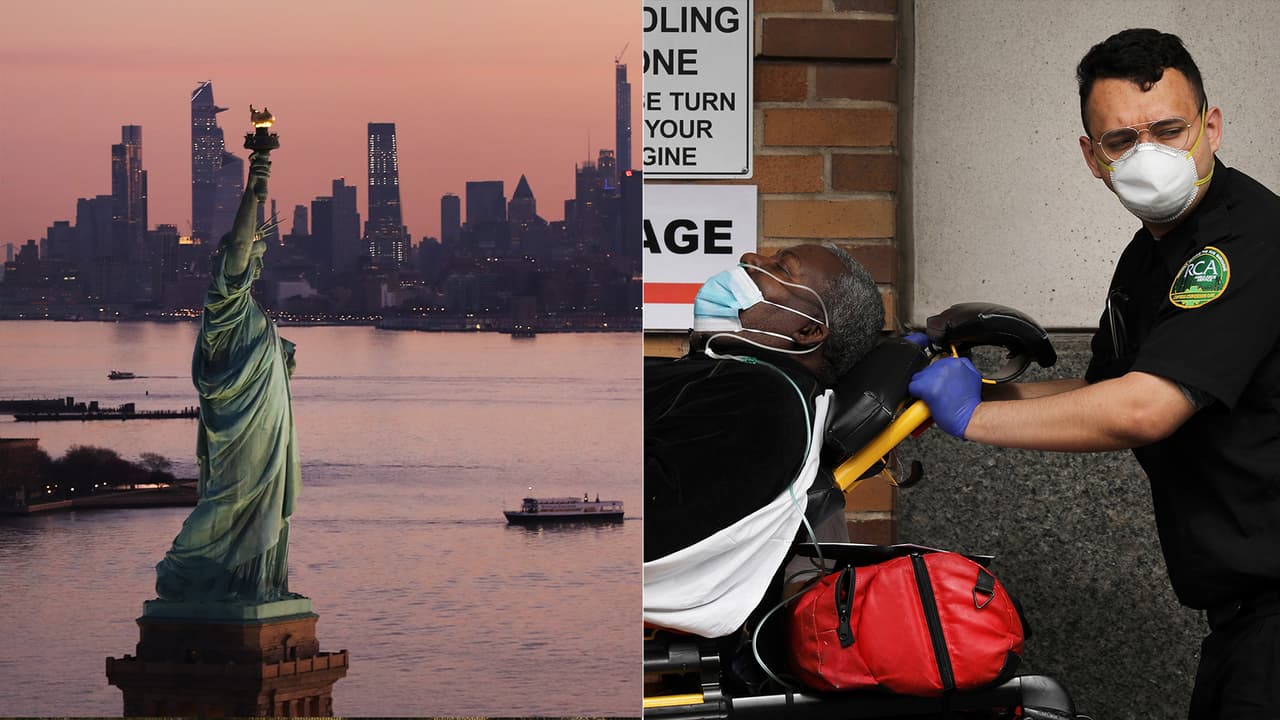 Nueva York entre los 5 estados en los que se concentra casi la mitad de las nuevas infecciones por covid-19 en EEUU