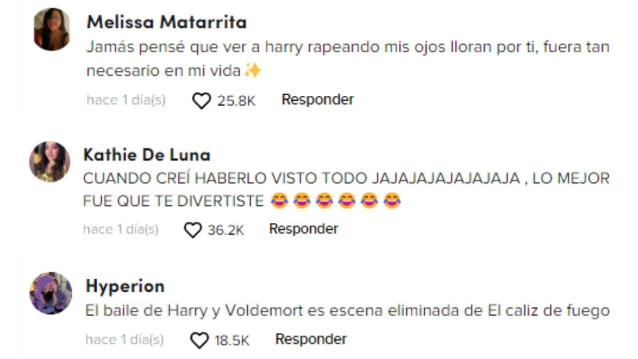 Reacciones de TikTok