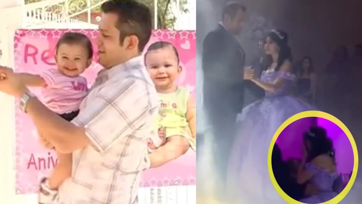 Papá se tardó XV años en grabar video para la fiesta de su hija: el resultado te hará llorar