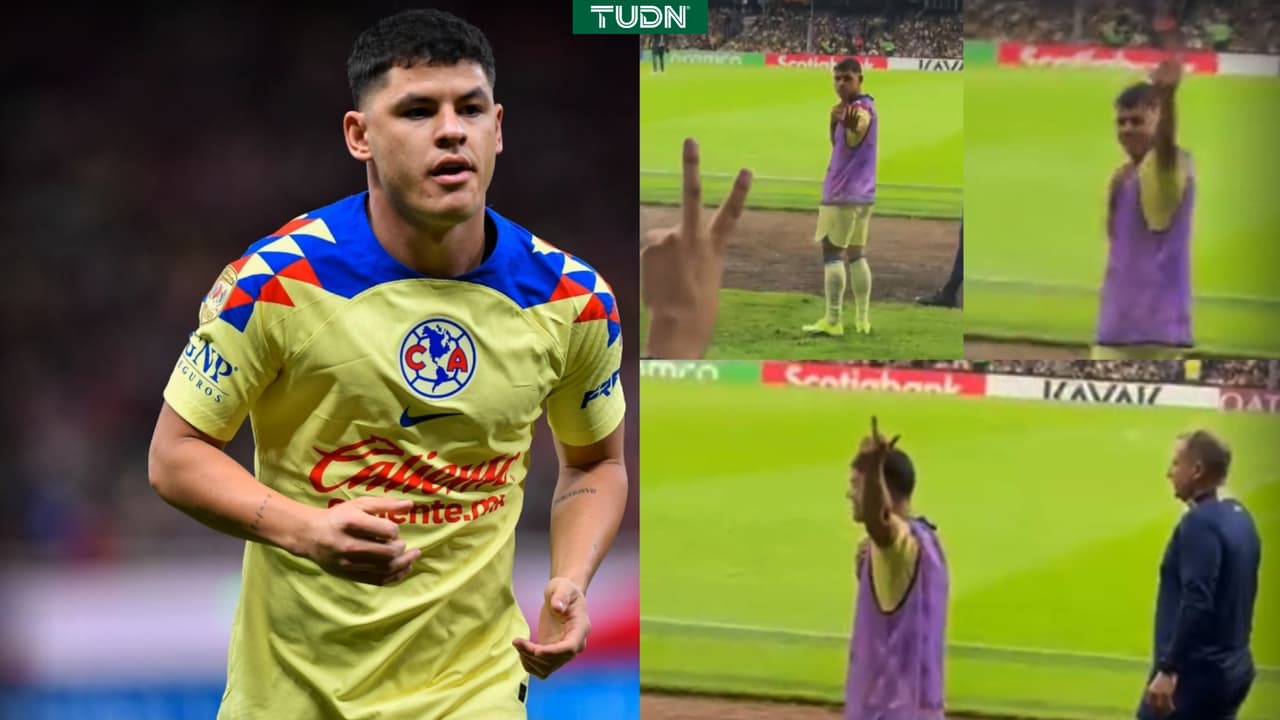 Richard Sánchez responde con seña obscena tras insulto de aficionado