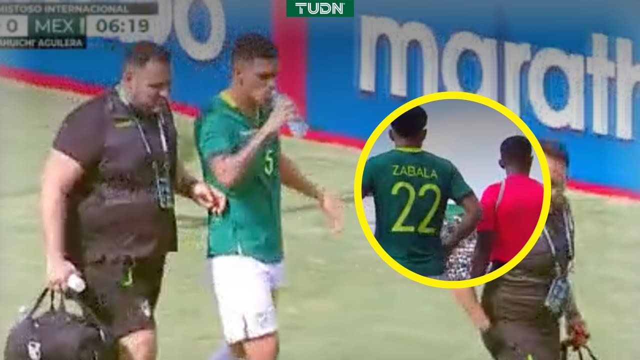 ¿Qué pasó? Bolivia hace el primer cambio del partido apenas a los seis minutos