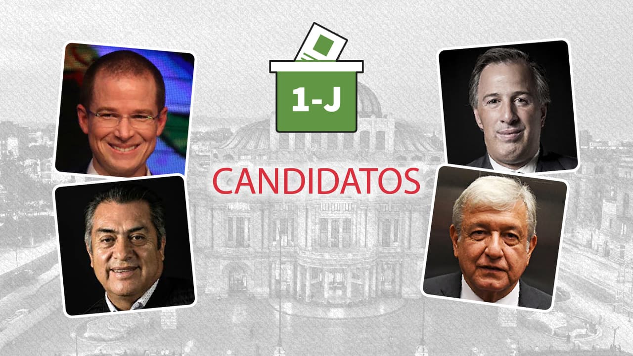 Estos son los candidatos a la presidencia de México