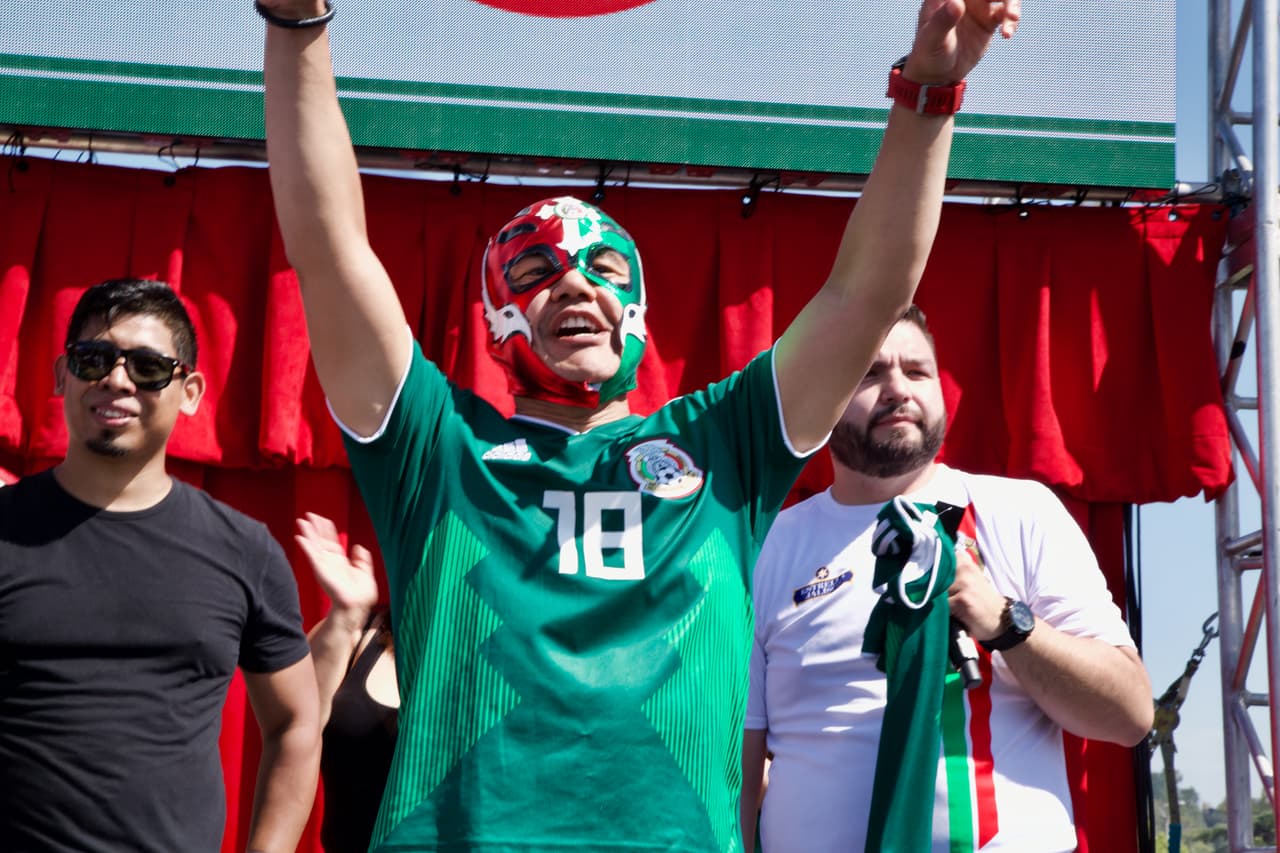 Este luchador, sin duda, demostró que sus 'hips don't lie' como
<b>Shakira</b>.