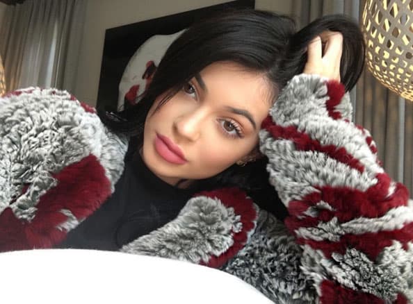 Kylie Jenner lista para su fiesta familiar.