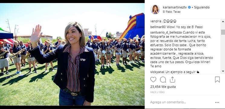 Palabras que tocaron el corazón de su madre, María Goretti Rubio, quien respondió a dicha publicación confesando que se le humedecieron los ojos "por el recuerdo de tanta lucha, tanto esfuerzo".