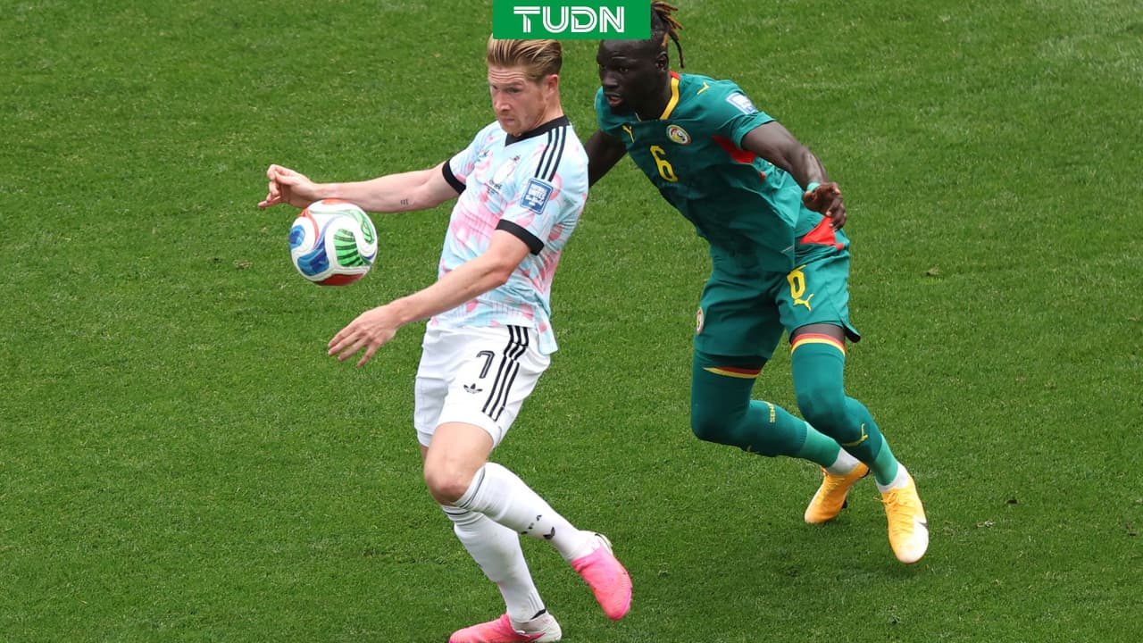 Senegal le pega a Bélgica por la mínima en el primer tiempo del partido de 16avos