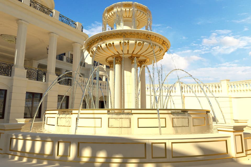 También cuenta con cocina exterior que incluye un horno para pizza.