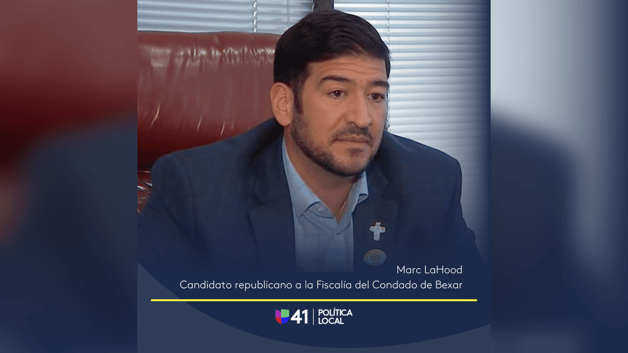 · Priorizar el enjuiciamiento de crímenes por posesión menor de drogas.
<br>· Cree en la rehabilitación de quienes infrinjan la ley, pero también en su encarcelamiento.
<br>· Promete que sus creencias personales y religiosas no interferirán en su trabajo.
<br>
<b>Aquí puedes <a href="https://www.univision.com/local/san-antonio-kwex/marc-lahood-joe-gonzalez-fiscal-bexar-elecciones-texas-san-antonio" target="_blank">ver la entrevista</a> con Marc LaHood.</b>