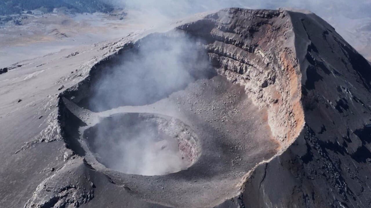 Descubren un nuevo cráter en el interior del volcán Popocatépetl en México