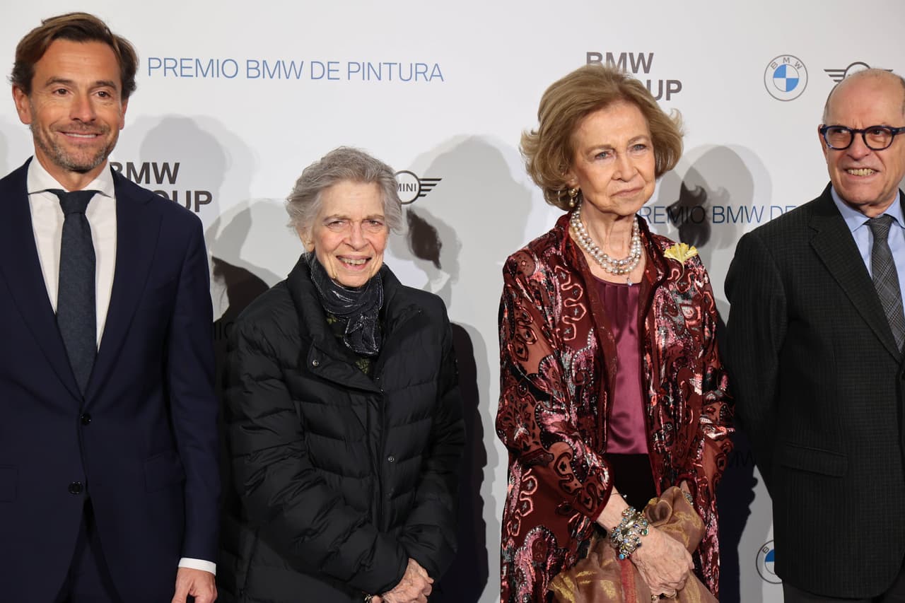 La princesa Irene de Grecia y la reina Sofía en un evento público en 2022.