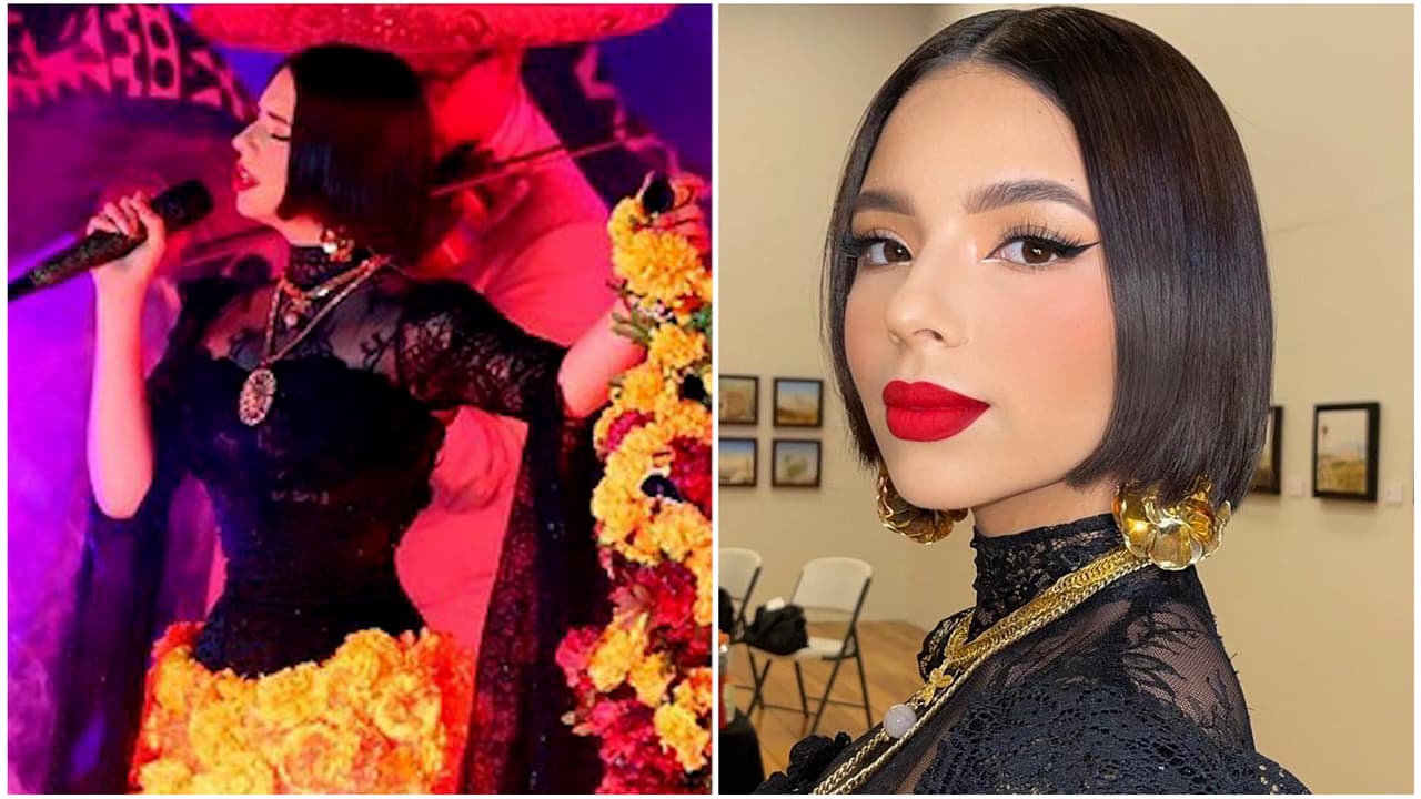 Ángela Aguilar y su 'mexicanísimo’ look con el que celebró el Día de Muertos en el Zócalo de CDMX