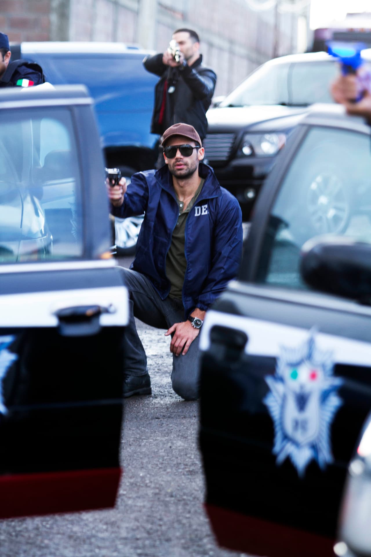 Durante la grabación siguió atento las indicaciones de la producción.