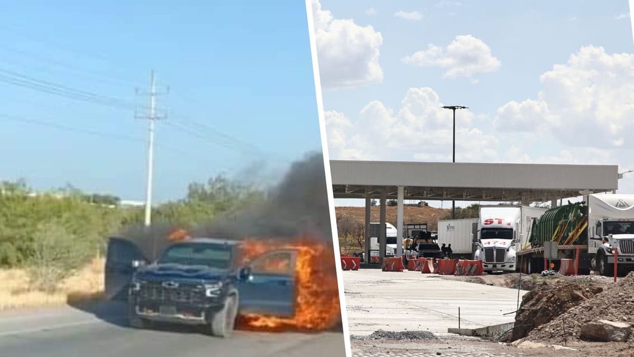 Reportan fuerte balacera cerca del Puente Colombia en la frontera entre Nuevo León y Texas