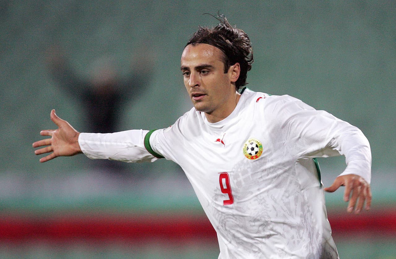 Dimitar Berbatov, de amplia experiencia en el fútbol inglés, alcanzó a marcar 48 goles con la selección de Bulgaria, siendo el máximo goleador.