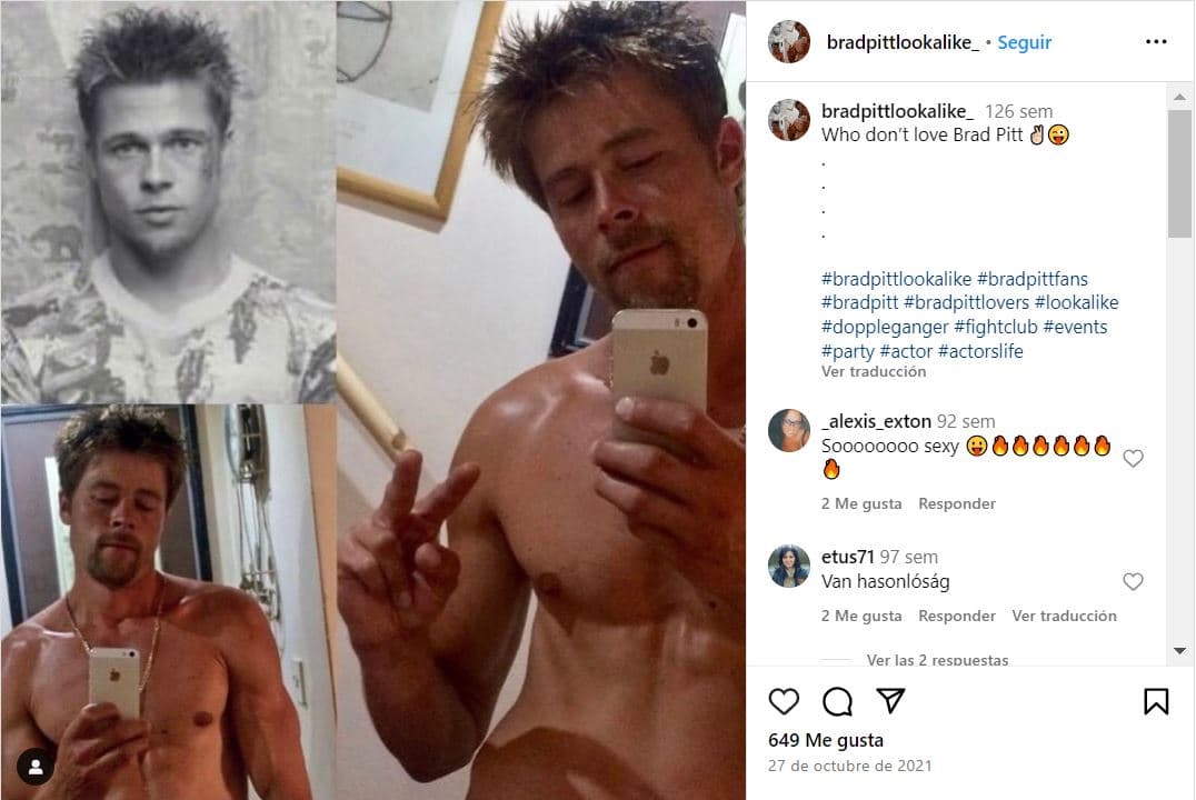 El doble de Brad Pitt