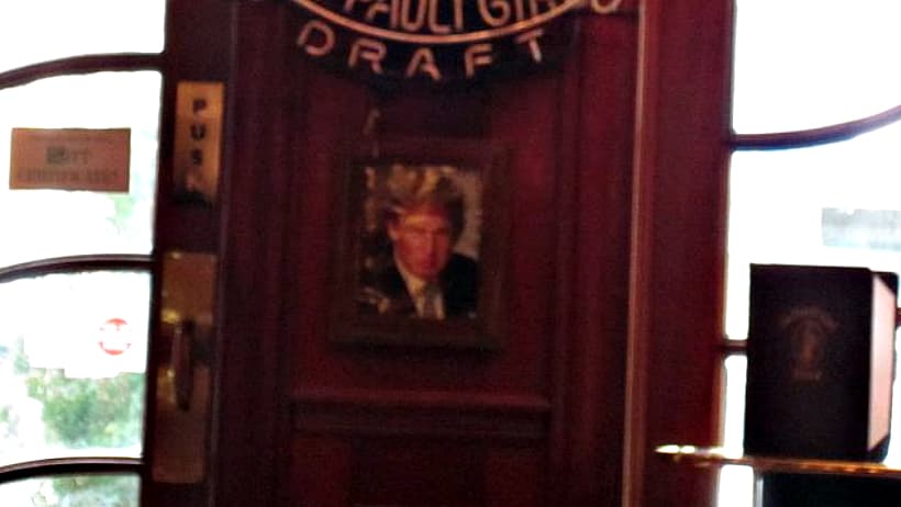 Una foto vieja de Donald Trump desgracia a los dueños de un restaurante alemán en Brooklyn