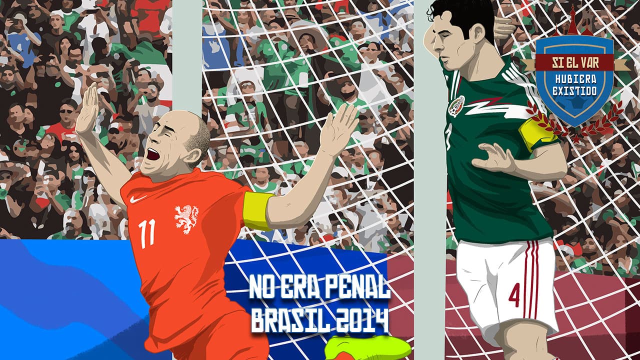 Si el VAR hubiera existido: El "No era penal" en Brasil 2014