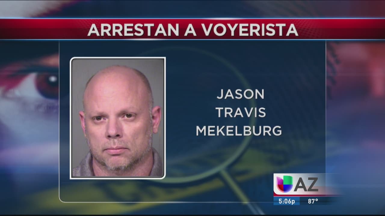 Arrestan a voyerista