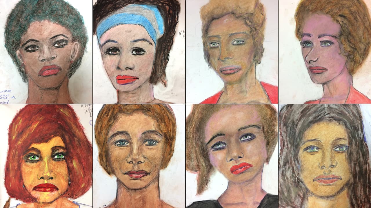 El asesino serial que también es dibujante: hizo los retratos de sus propias víctimas al FBI