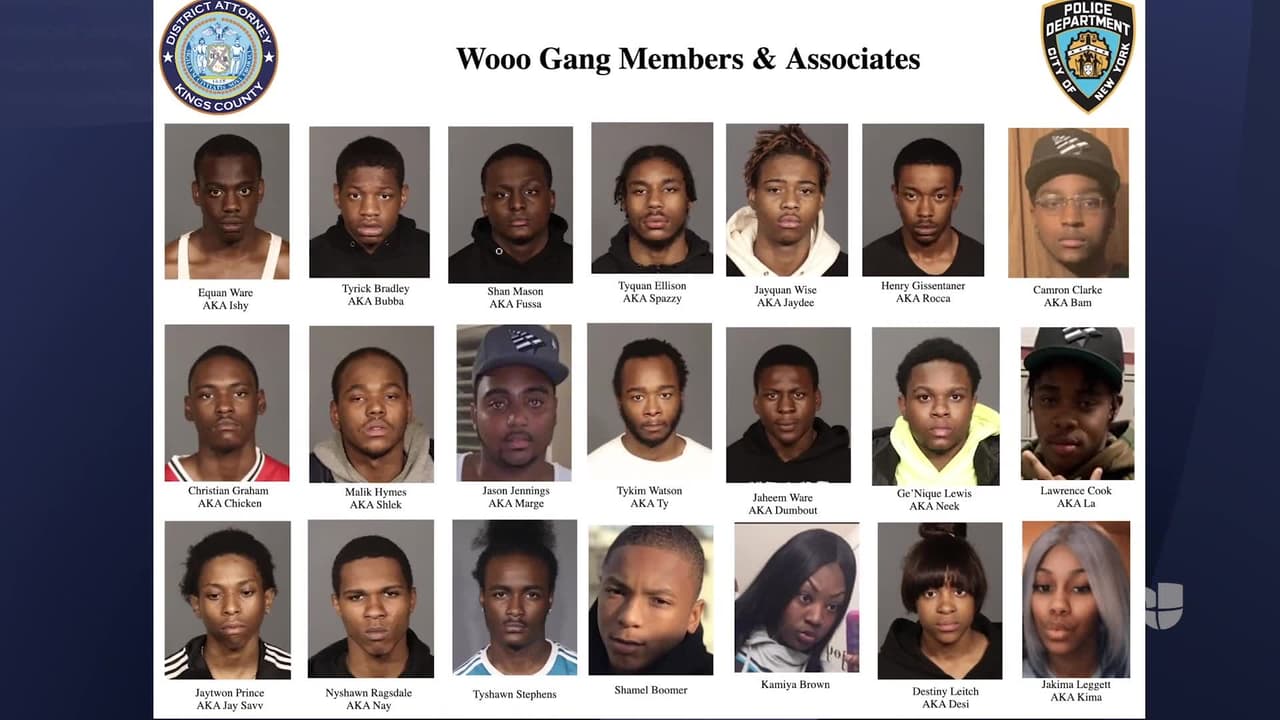 Acusan a 34 presuntos pandilleros de más de un centenar de crímenes en Brooklyn