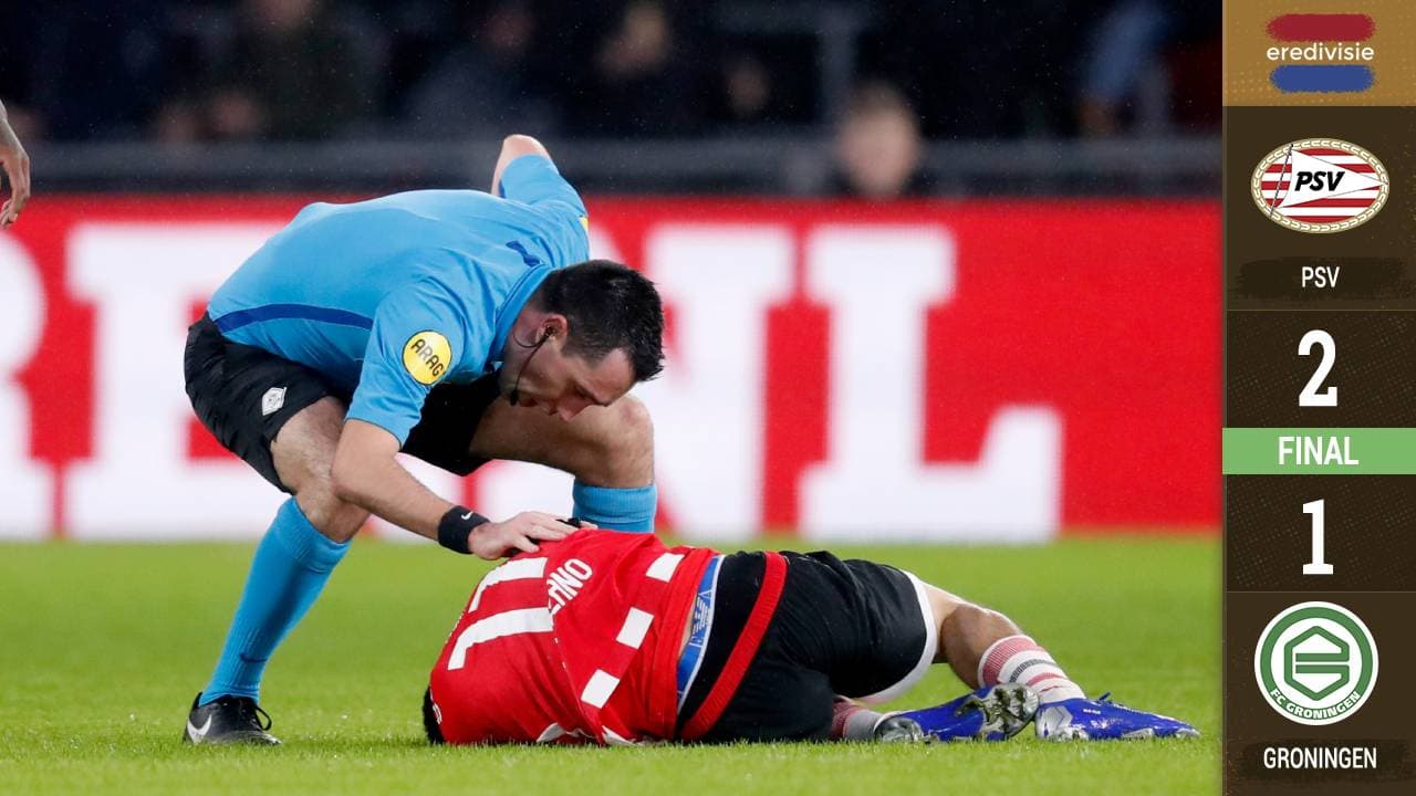 Chucky hizo doblete en el triunfo del PSV… luego terminó en el hospital