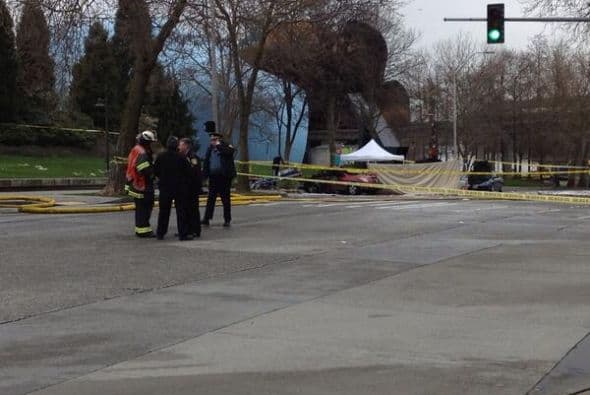 Un video publicado en Youtube expone los primeros minutos de la tragedia. Fotografía tomada de Komo News.