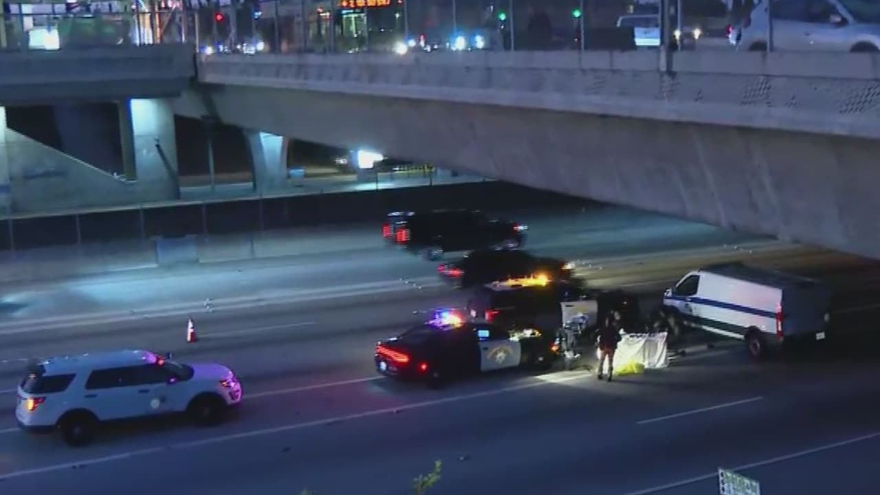 Sal con tiempo de casa: accidente mortal provoca el cierre de un tramo de la autopista 105