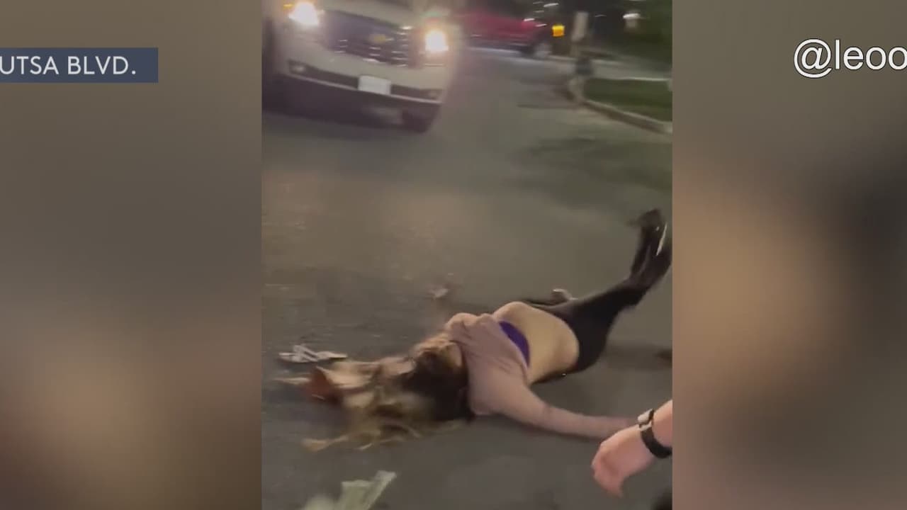 En video: guardia de seguridad avienta a una mujer y la azota contra el suelo en medio de una pelea