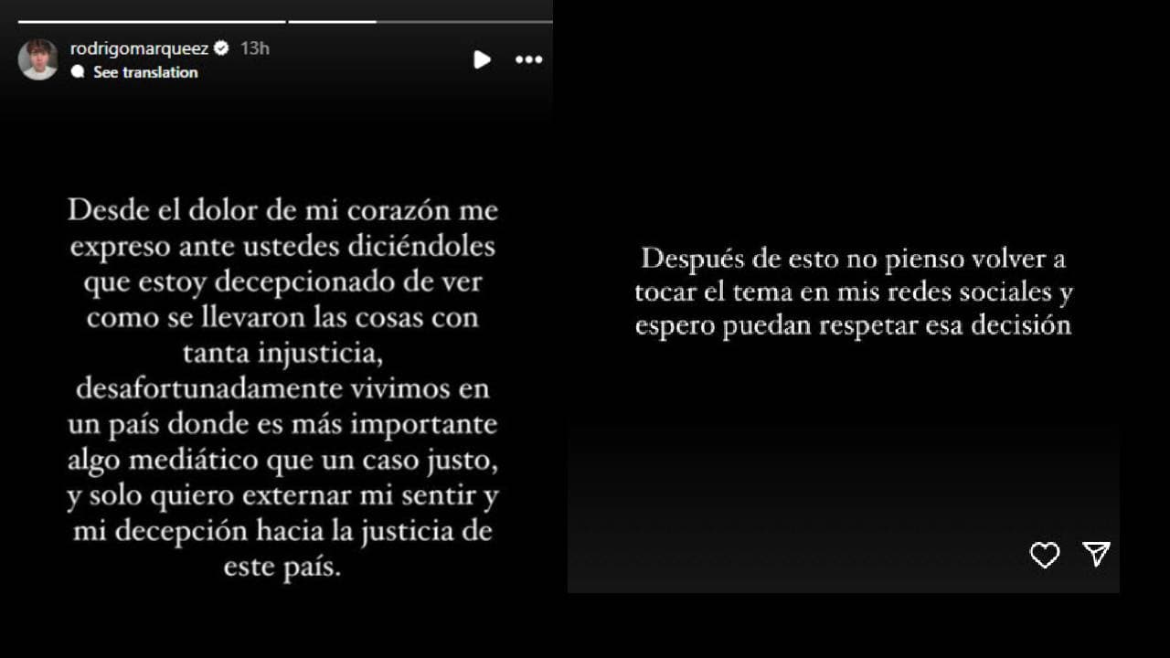 Hermano de 'Fofo' Márquez reacciona.