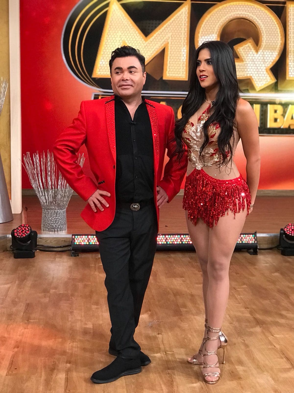 Francisca se llevó aplausos principalmente por presumir pierna.