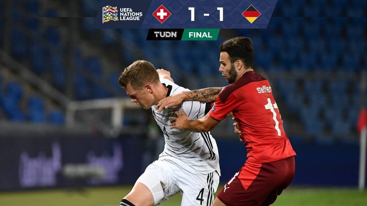 Deja Alemania ir la victoria ante Suiza en la UEFA Nations League