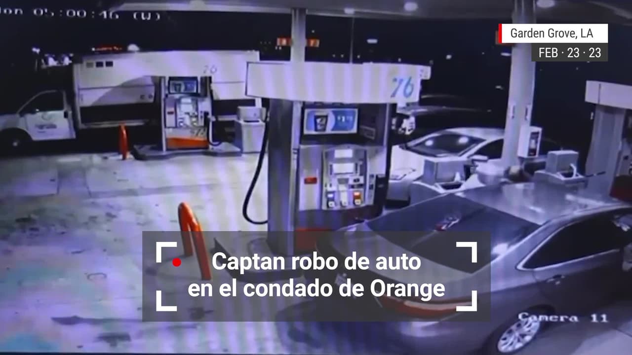 Captan robo de auto en el condado de Orange