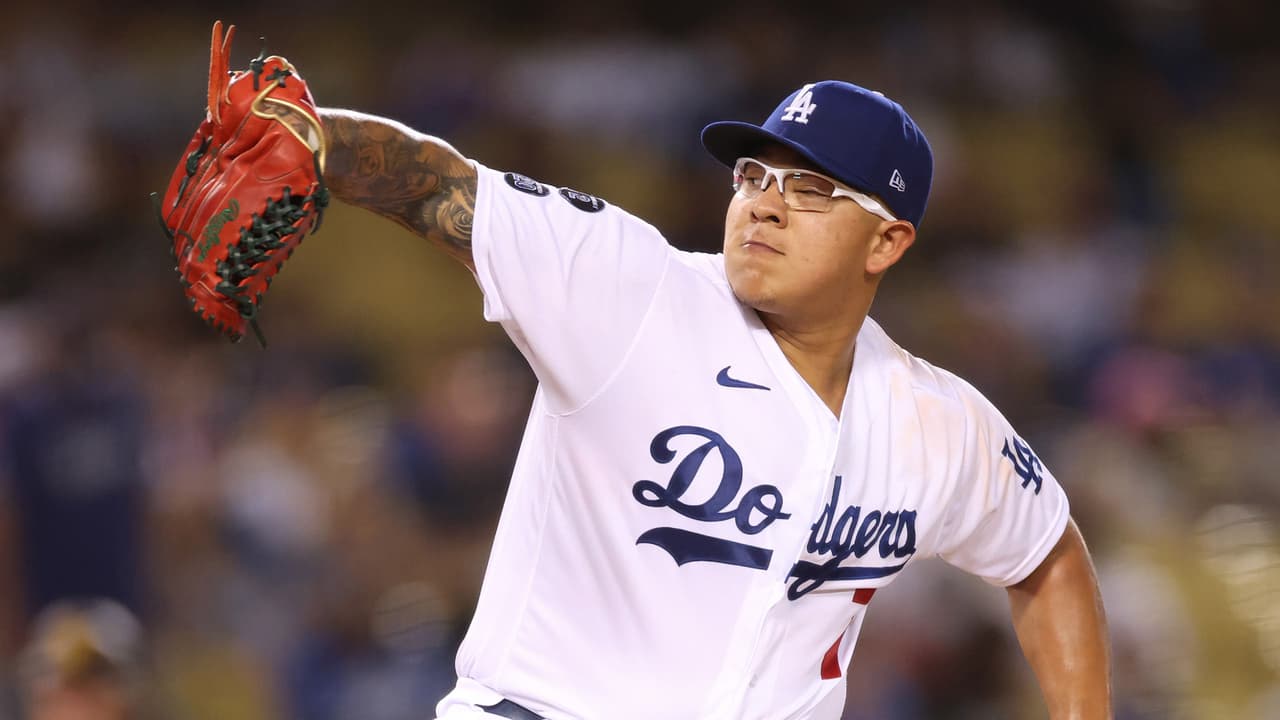 Julio Urías llega 17 victorias en la temporada con los Dodgers