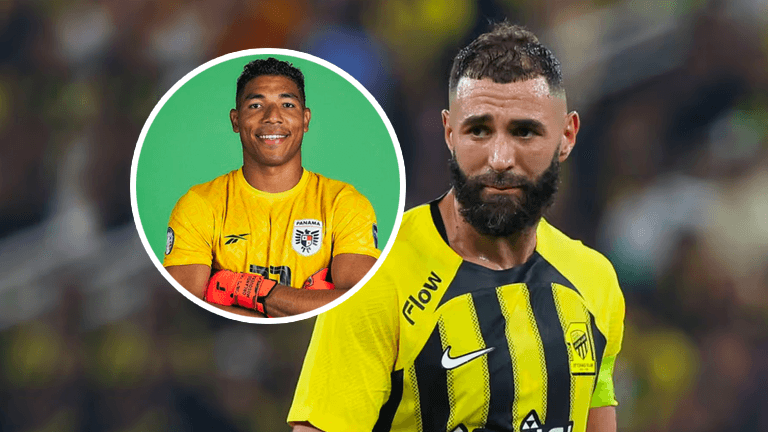 Portero panameño hace ver mal a Benzema en Arabia