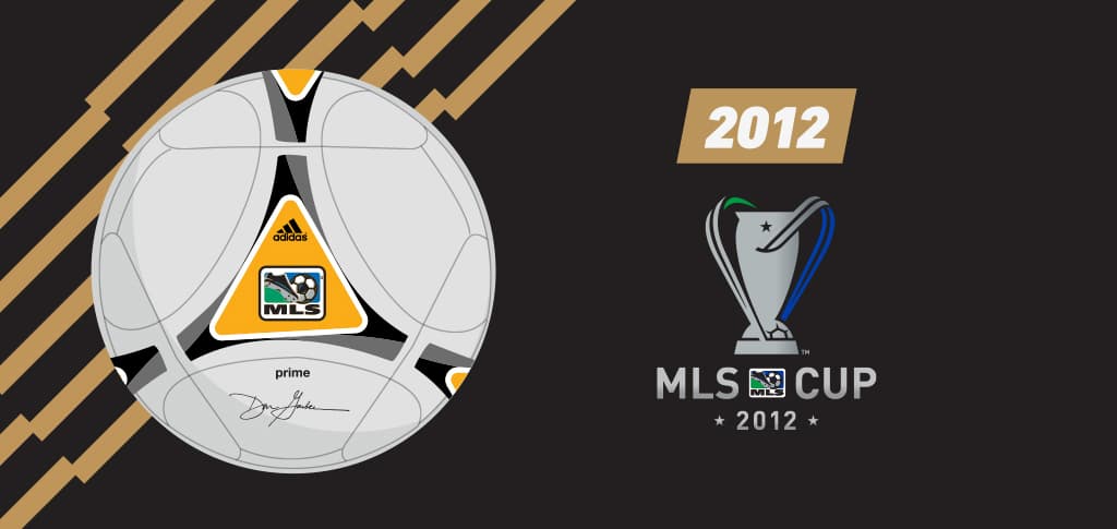 El balón cambió en 2012, pero los finalistas no. Houston Dynamo caería nuevamente ante el LA Galaxy.