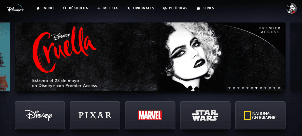 Disney aplicará el mismo método, sin embargo, cobrará $29.99 dolares para poder ver los estrenos.