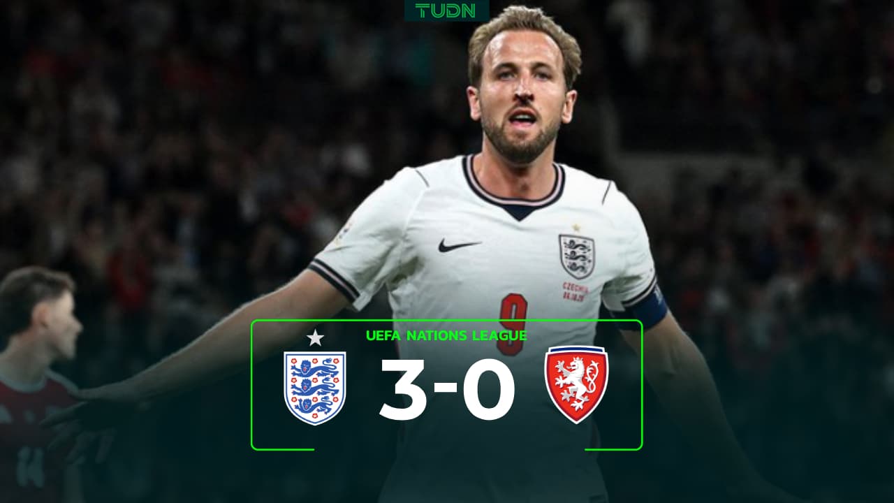 Kane e Inglaterra imparables y golean a Chequia 