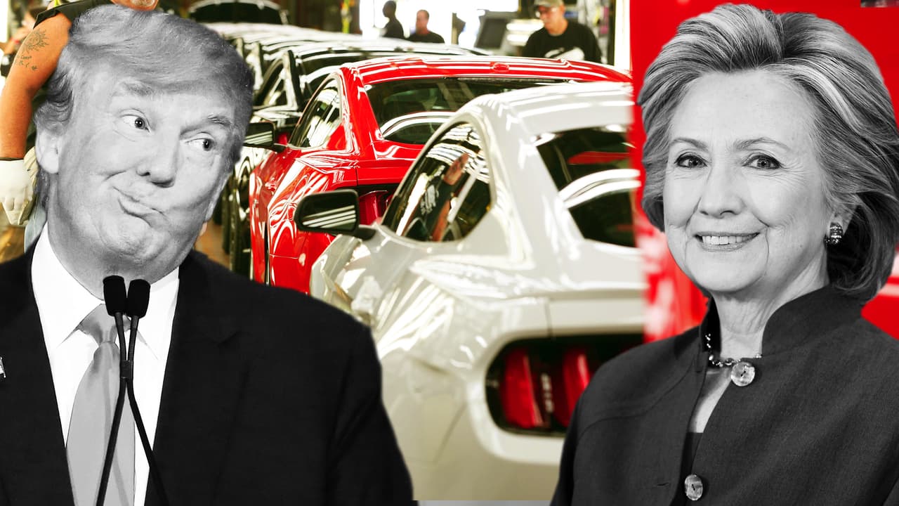 ¿Clinton o Trump? ¿Quién será el mejor presidente para la industria automotriz?