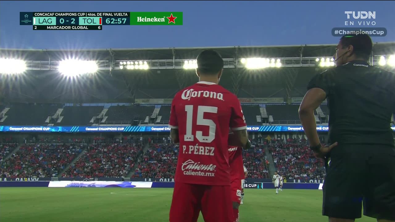 ¡GOL!  anota para Toluca. Paulinho