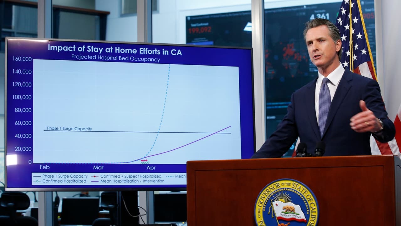 Coronavirus: California anuncia plan para reactivar la economía y retomar la vida pública en toda la costa oeste