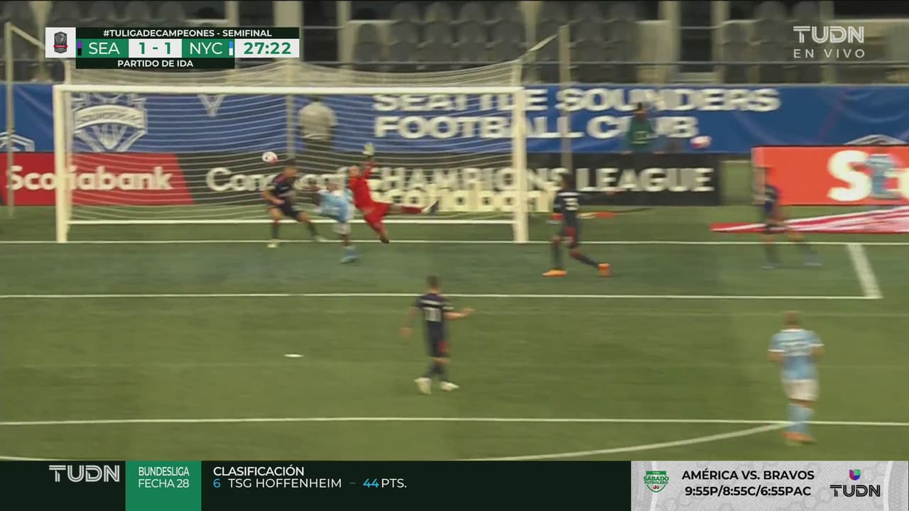 ¡NY City regresa el toqueteo! Andrade hace el 1-1 con gol de visitante