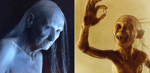 La mejor pareja de todos los tiempos: Melisandre y Gollum.
