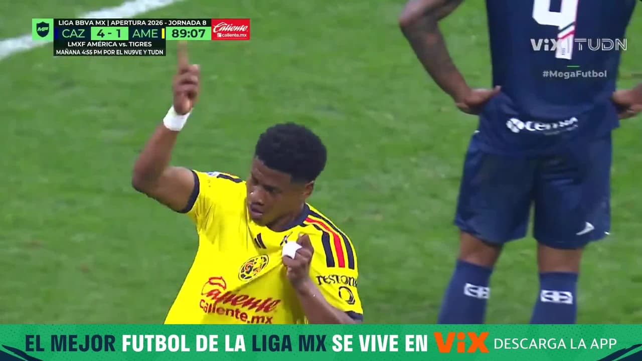 ¡Dramático final de partido! ¡Dos goles de América en dos minutos!
