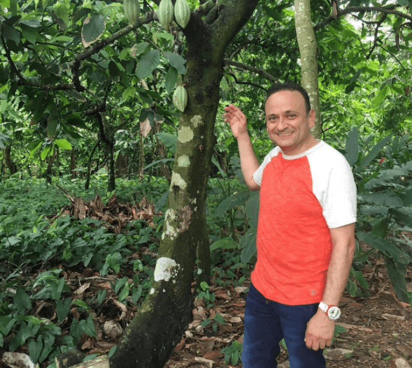 Disfrutar de la naturaleza y meditar sons dos actividades esenciales en la vida del actor.