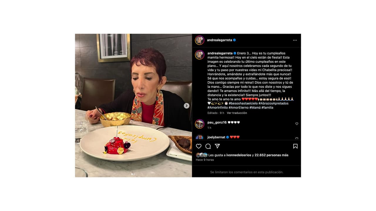 Doña Isabel Martínez hubiera cumplido 82 años este 3 de enero.