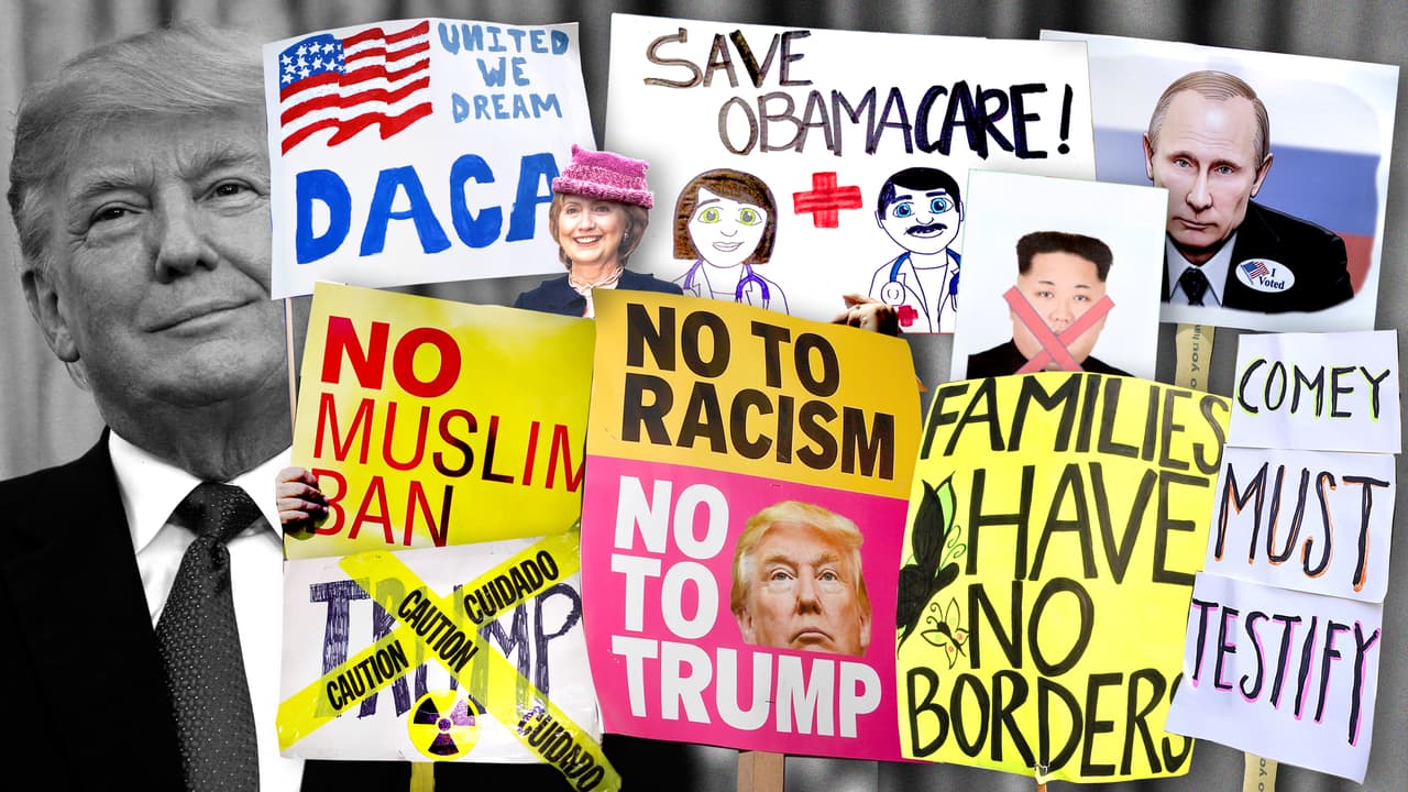 10 puntos en los que Donald Trump ha pasado el año contradiciéndose y confundiendo a los demás